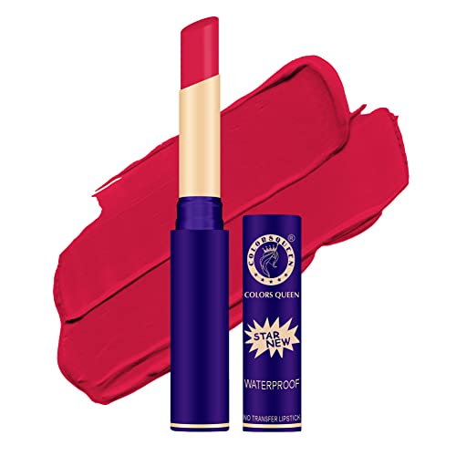 Image of Colors Queen Queen Lips Matte Lipstick | Long Lasting Lipstick Waterproof Highly Pigmented with Smooth Application | Smudge Proof Lipstick for Women (39 - Ice)
