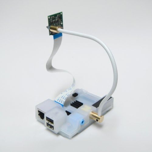 Raspberry Pi Model B Case + 3 Heatsinks + Camera Mount for the Rpi Camera