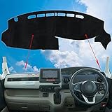 ホンダ との互換性あり N-BOX JF3 JF4 ダッシュボードマット 車内 ダッシュボードカバー 車種専用 日焼け防止 ダッシュボードライト 保護マット 車種専用設計 フランネル素材 耐熱性 耐久性 防水