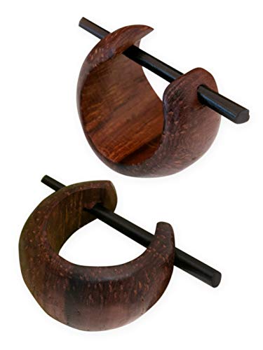 Fly Style Holz Ohrringe rund I Kleine Holz Creolen klassisch I verschiedene Modelle, Modell:Modell B Cover