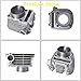 WFLNHB Cylinder Gasket Piston Top End Kit Replacement for Yamaha Timberwolf 250 YFB250 Replacement for 4BD-11310-01-00 1992-2000