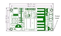 NOYITO AC auf DC isoliertes Netzteil DC 24V 4A 5V 1A Dual Output Power AC 120V (90-256V) 50-60Hz bis 24V 5V 120W Industrial Power Modul (Dual Output 24V 4A, 5V 1A, B LUE) – Ansicht 2