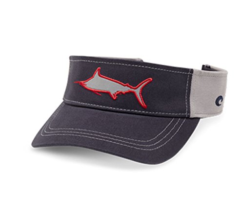 Costa Del Mar Marlin Colorblock Reflective Visor, Navy