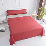JUEGO DE SABÁNAS. Incorpora 3 piezas para que no tengas que romperte la cabeza en elegir los componentes de la cama. Encimera que sirve para "vestir" tu cama para que quede elegante y bonito, tiene un tamaño de 240x260CM. Bajera es la que se sitúa encima del colchón y tiene un tamaño de 160x200CM con una altura máxima de +30cm. Funda de almohada de 45x170CM para almohadas largas.
