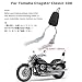 Kit de almohadillas para portaequipajes de motocicleta con respaldo trasero para Yamaha...