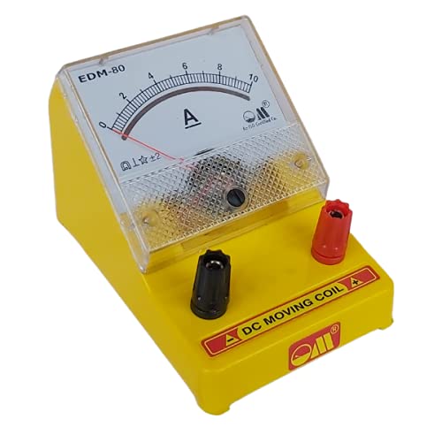 Om Meters EDM-80 Desk Stand Analog 0-10A DC Ammeter (Yellow) (B0997C2WMC) Amazon Price History, Amazon Price Tracker