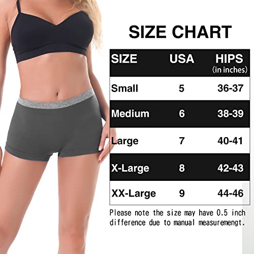Image of DEEP TOUCH Womens Seamless Underwear Boyshort Panties Boxer Briefs No Show Panty for Ladies Comfortable