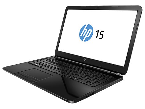 Image of HP 15-r063TU 15.6-inch Laptop (Core i3 4005U /4GB /500GB /Windows 8.1 /Intel HD Graphics 4400 /with Laptop Bag), Sparkling Black