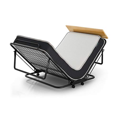 Image of Easy Single Premium Roll Away Bed with Castor Wheels and 5 inch Mattress