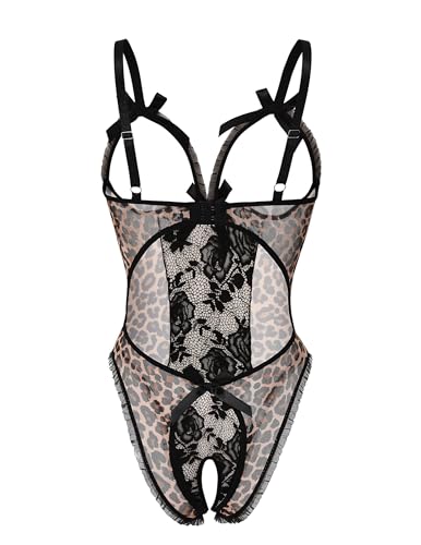 Image of Avidlove Women One Piece Lingerie Sexy Lace Babydoll Mini Bodysuit
