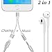2 in 1 Lightning Adapter for iPhone 7, iAbler Lightning to 3.5mm Audio Adapter for iPhone 7 and iPhone7 Plus with Lightning Port Charging + 3.5 mm Port