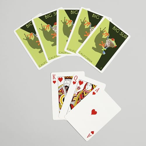 Lantern Press Big Sur California Juego de Cartas Poker miniatura 7