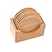 Produktbild Diafrican Untersetzer aus Holz, mit Schachtel, Holder, Table Drink Untersetzer aus Holz, handgefertigt, 6 Stück