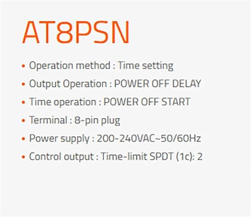 Minuteur AT8PSN multi-range timer relay pour tableau