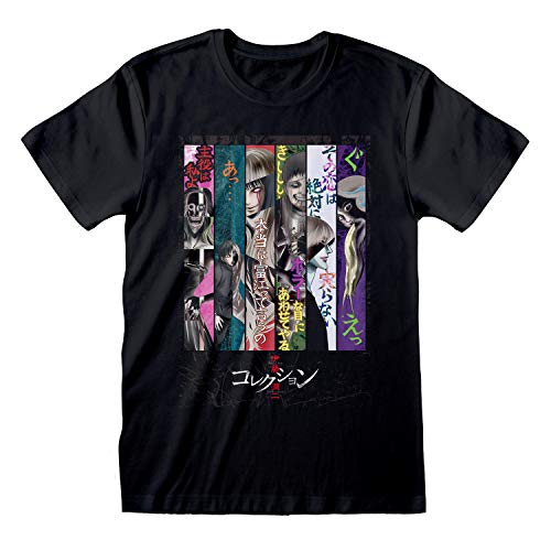 Image of Junji-Ito Key Art Official Tee T-Shirt Mens Unisex (XX-Large) Black