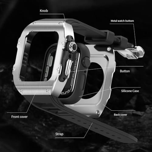 Boîtier en acier pour Apple Watch 45mm | Luxury Edition - 4