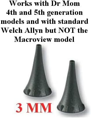 Miniatura 2 de 120 Specula pequeño para Doctor Mom Otoscope de 4 y 5 generación, perfecto para bebés y niños pequeños. Importante no para Dr. Mom de 3 generación y