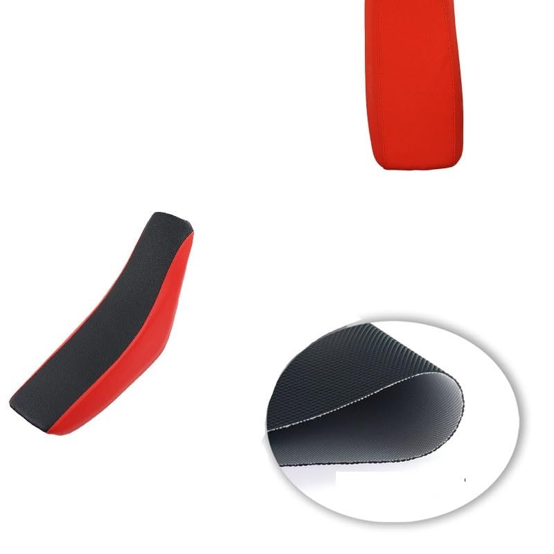 Cojín de asiento CRF50 rojo con superficie suave antideslizante para motocross 2008 6