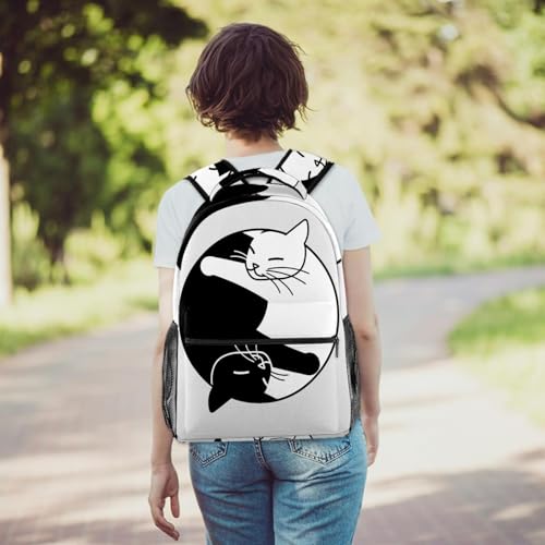 Sac de voyage décontracté chat multicolore pour sorties et cours