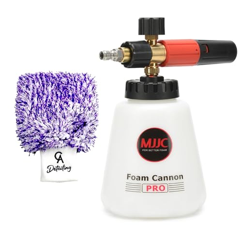 CA Detailing MJC Snow Foam Lance Cannon Pro V2 1/4 Quick Release + Wash Mitts