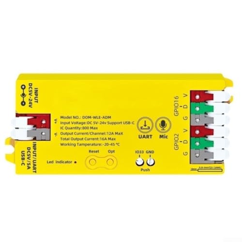 Aprilsunnyzone 1 controlador de tira LED A (sin micrófono) USB-C 5V/5A micrófono de tira direccionable y carcasa de PC UART para WS2811 para WS2812 opción de micrófono integrado (B) - imagen 5