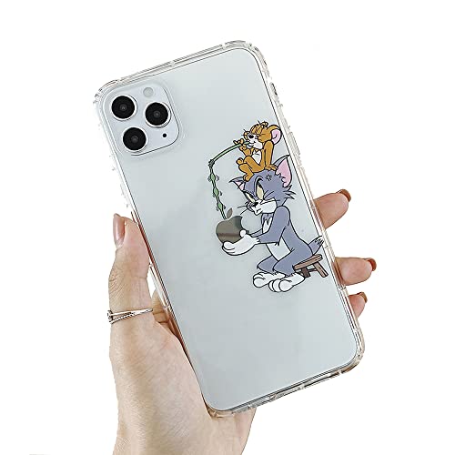 トムとジェリー iphone13 用 ケース スマホケース iphone13 mini 用 ケース iphone13 pro max 用 ケース クリアケース かわいい Tom and Jerry (iphone13pro, B)