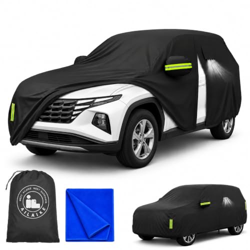 Image of Car Cover Waterproof All Weather Custom Fit for Hyundai Tucson.