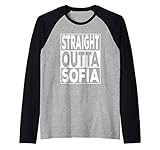 straight outta sofia maglia con maniche raglan