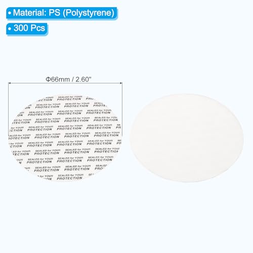 Joint d'étanchéité en mousse PS autocollant anti-fuite pour flacon en verre 66mm - 3