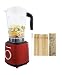 Produktbild KeMar Standmixer (1500W, 2 Liter) Hochleistungsmixer, Mixer + GRATIS Bambus Trinkhalme - mit Touch Bedienung, BPA-frei | 6 Programme, Blender, Pulse, Smoothie & Milchshakes, Nussmuss (Rot Metallic)