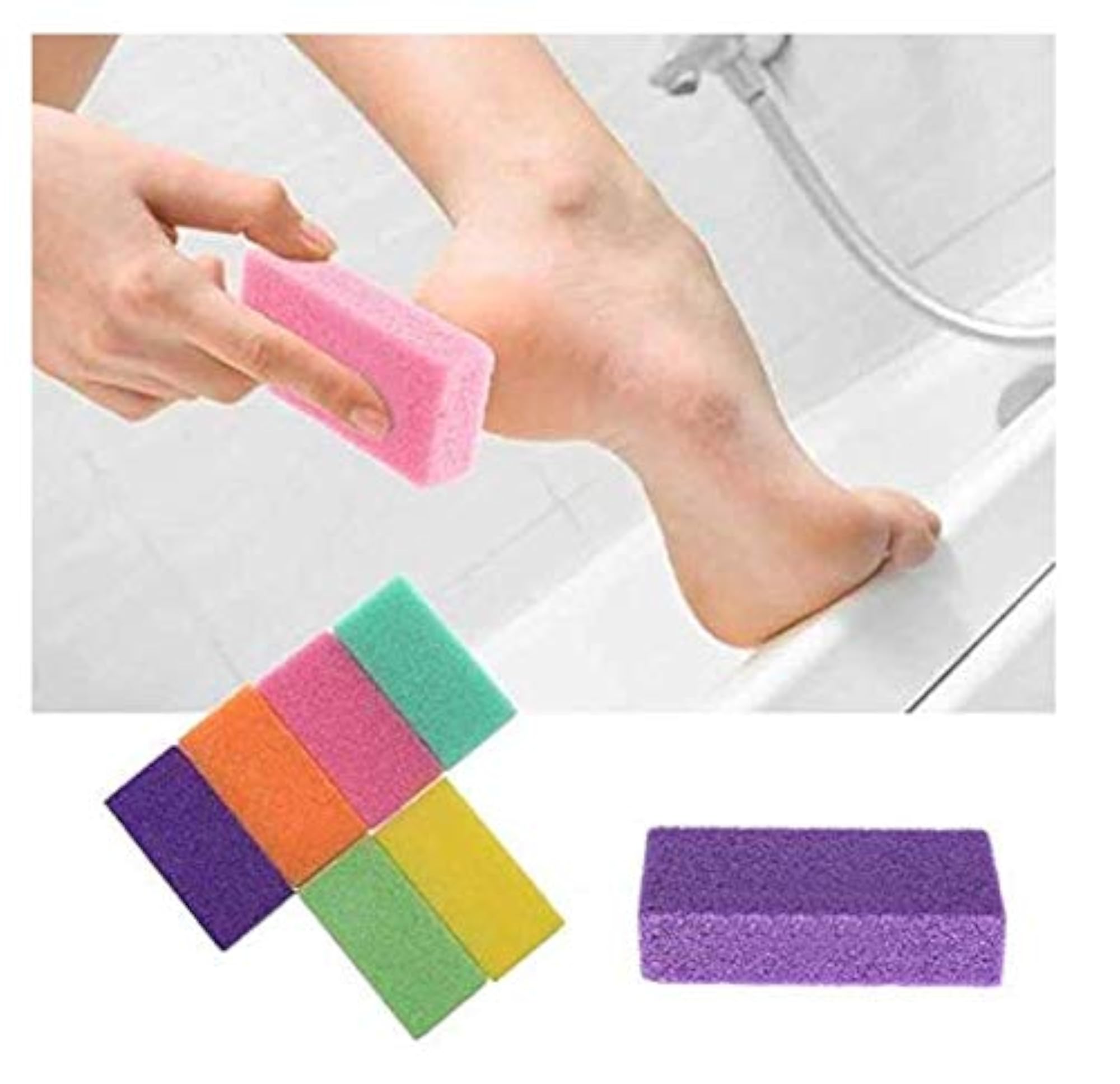 Mini Disposable Pumice Sponge Block, 400 Pcs Callus Remover