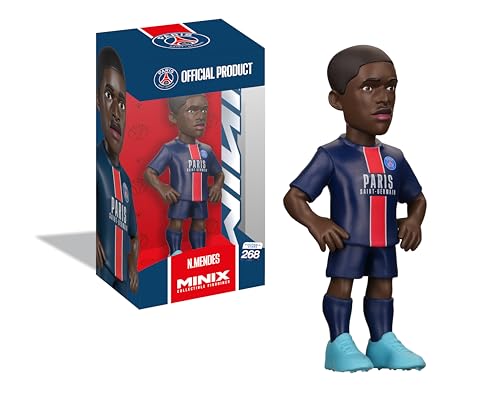 MINIX - Football Stars #274 - PSG - Mendes - Figura Coleccionable de 12 cm
