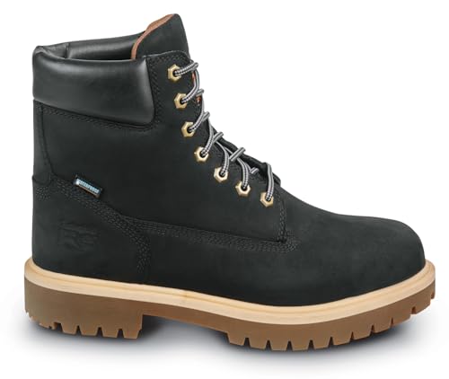 Timberland PRO Men's 6 Black Nubuck/Beige Direct Attach MaxTRAX Soft Toe Waterproof Insulated Boot (7.0 M)