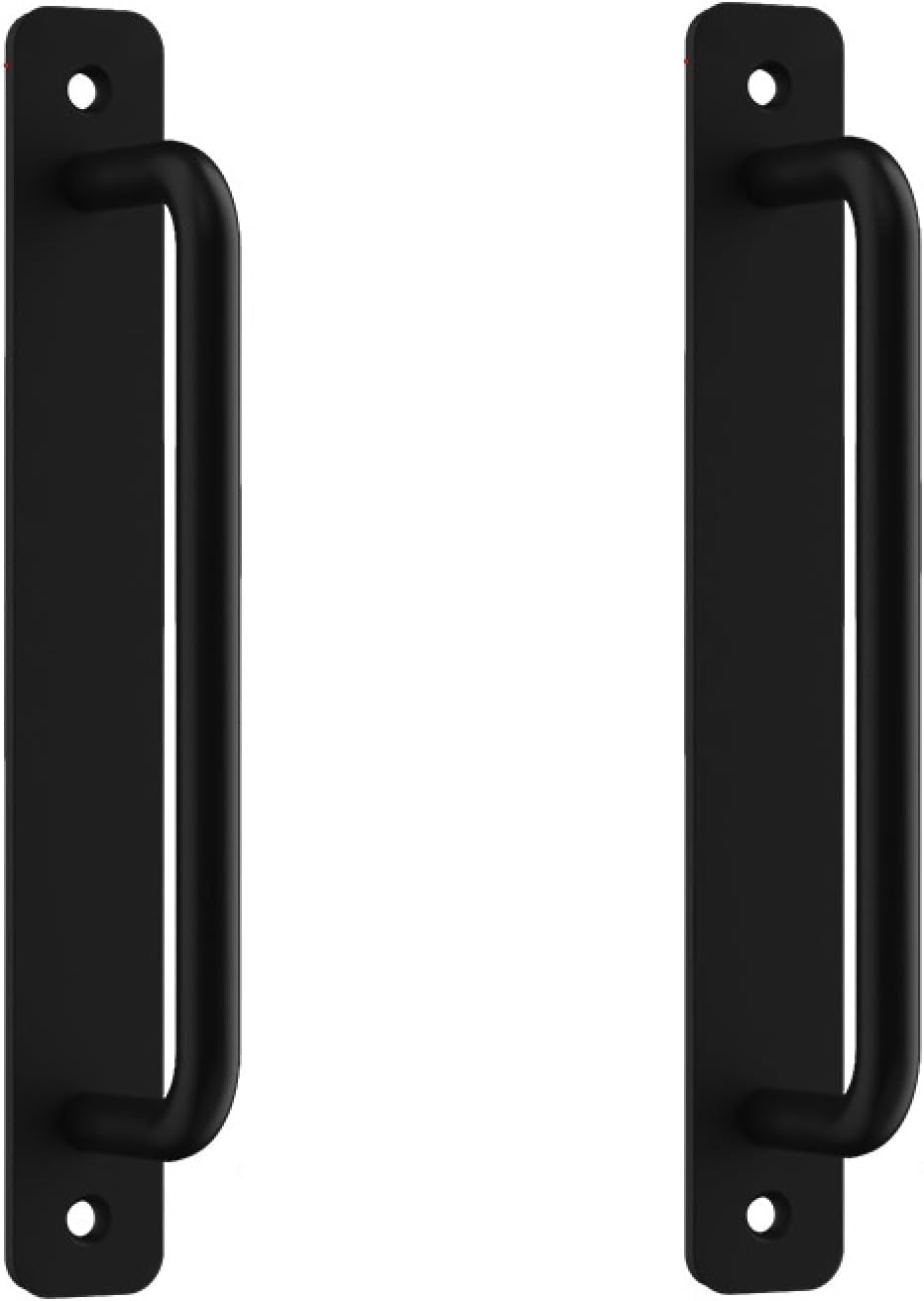 Tnbccxn Large Perforation (Black) Cabinet Handles, Cabinet Handles,2 Pack Aluminum Alloy Door Handle Without Punching(Large Perforation (Black))