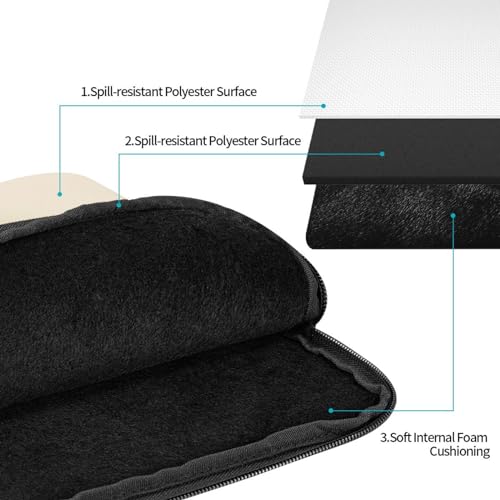 Cute Little Swan Laptop Sleeve Case 17 Inch Suitable for Notebook Computer Tablet Traveling Carrying Simple Case3