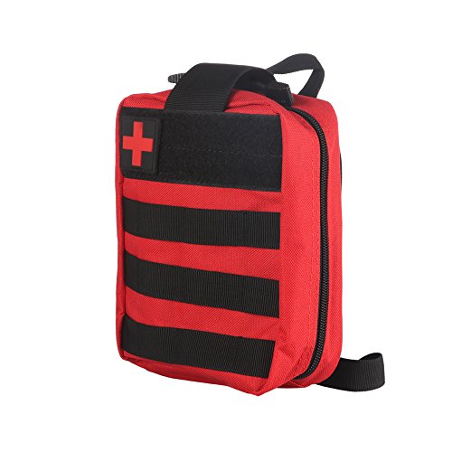 ALLOMN kit de primeiros socorros, bolsa compacta e leve essencial para casa, carro, escola, escritór