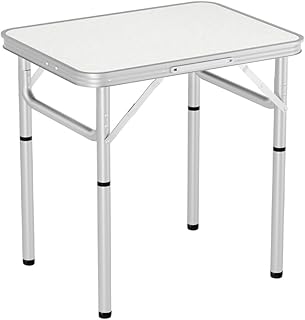 Weisshorn Camping Table, 60 x 45 58cm Folding Portable Picnic Camp Tables Outdoor Dining Set Trekology Desk Travel Hiking ...