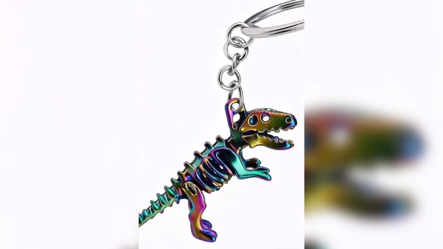 kapitomanio Cute Dinosaur Keychains Personalized Cool Dino