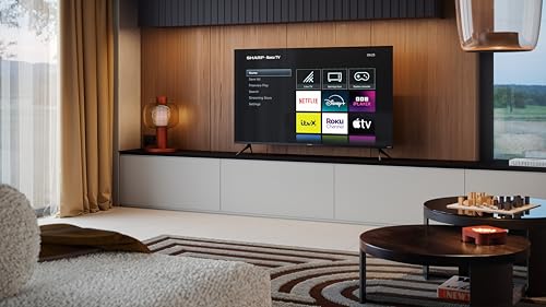 Sharp 43-inch 4K Ultra HD Frameless LED Roku Smart TV – Dolby Vision HDR, Freely, AV1, HDMI 2.1 (eARC), Smart Roku TV Platform – 43HJ4325K (HJ Series) - Image 6