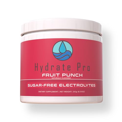 Hydrate Pro Clinical-Grade Electrolyte Powder | 45 Servings | 1000mg