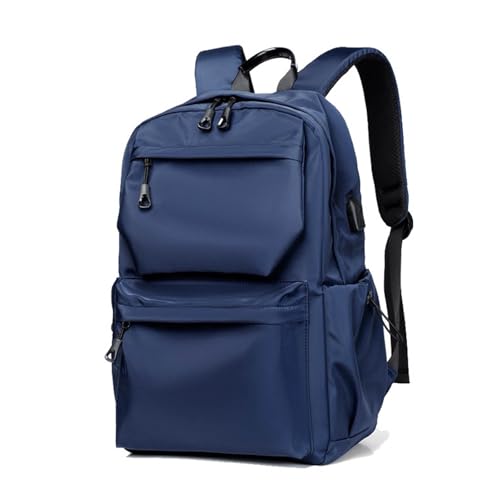 Zaini casual Zaino Uomo per PC Portatile Ryanair da Viaggio da Escursionismo Zainetto PC con USB da lavoro Borsone Trekking Blu