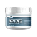 Soap Flakes (1 lb) Make Liquid or Powdered Homemade Laundry Detergent, Coconut-Based, Unscented