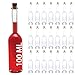 Produktbild 20 leere Glasflaschen 100 ml OPI-SPI kleine Flaschen mit Verschluss Deckel Stopfen 0,1 Liter L Likörflaschen Schnapsflaschen Essigflaschen Saftflaschen Ölflaschen zum selbst befüllen von slkfactory