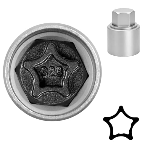 Image of 323 Wheel Locking Nut Key for Mercedes Benz, Lug Nut Removal Tool