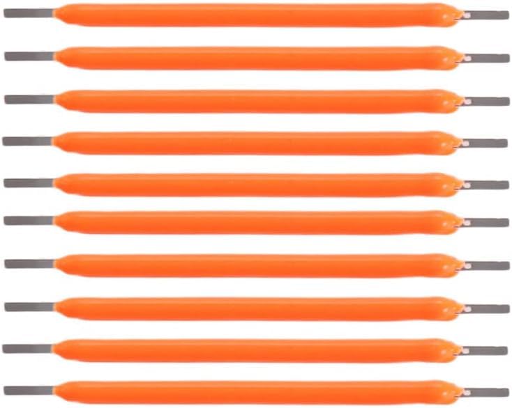 Image of 10 Pcs LED Filament Lamp Parts 3V Lamp Parts LED Repair Incandescent Light Beads Accessories (Red)