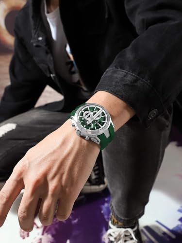 Image of REWARD Analog Green Color Dial Men Watch - RD83046M-H (Pack of 1)