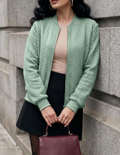 Image of Zip Up Sweatshirts for Women Casual Outfits Cardigan Outerwear Trendy Winter Jackets Coat