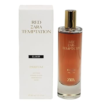 Zara Red Temptation Elixir Parfum for Women Eau de Parfum Spray Elegant and Long-Lasting Scent 80ml 2.7 fl. oz
