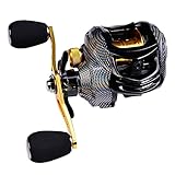 MPSSAA Baitcastrolle 7.2:1 High Speed Angelrolle 10KG Max Drag Verstärkte Rolle Drag Reel Karpfenrolle Angeln Baitcast Angelrolle