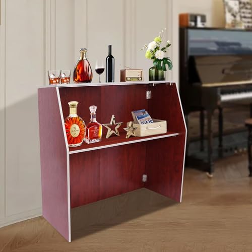 Foldablebartable2tiersportableeventbarfreestandingbarcabinetwithtopandmiddleshelvesbartenderstationforpartiesevents Urban Country Home Decor Foldable bar table 2 tiers portable event bar freestanding bar cabinet with top and middle shelves bartender station for parties events urban country home decor